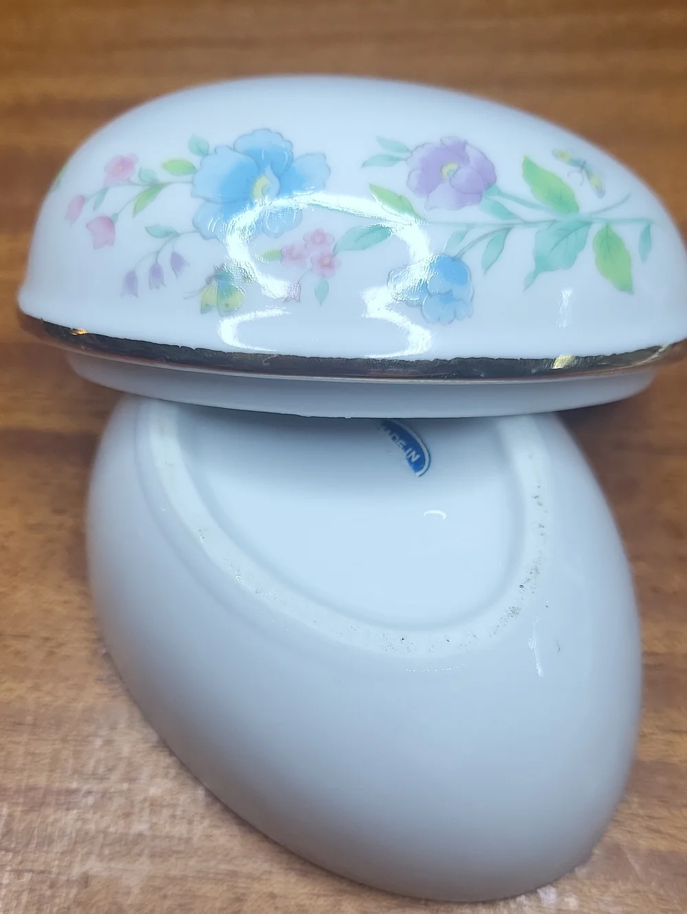 Floral Porcelain Trinket Box